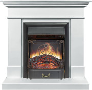 Каминокомплект California SFT (Разборный) - Белый с очагом Majestic FX Black