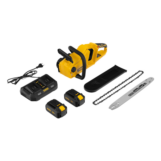 Цепная пила аккумуляторная бесщеточная RCS400-36, Li-ion, 36 В, 4 Ач, шина 400 мм Denzel в Ижевске