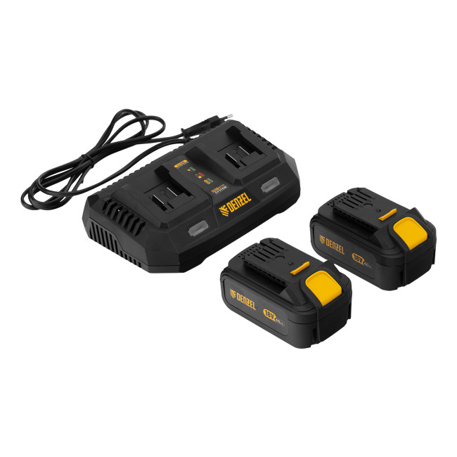 Цепная пила аккумуляторная бесщеточная RCS400-36, Li-ion, 36 В, 4 Ач, шина 400 мм Denzel в Ижевске