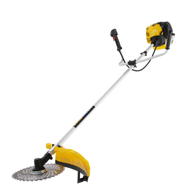 Триммер бензиновый DTL-52, 52 см3, неразъемная штанга, состоит из 2 частей Denzel в Ижевске