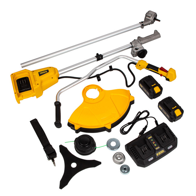 Триммер аккумуляторный бесщеточный CBC350-36, Li-ion, 36 В, 350 мм Denzel в Ижевске Триммер аккумуляторный бесщеточный CBC350-36, Li-ion, 36 В, 350 мм Denzel в Ижевске