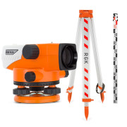 Комплект оптический нивелир RGK N-24 + штатив S6-N + рейка AMO S3 Комплект оптический нивелир RGK N-24 + штатив S6-N + рейка AMO S3