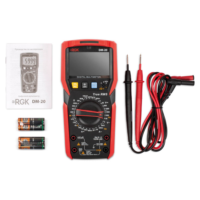 Мультиметр RGK DM-20 с поверкой в Ижевске