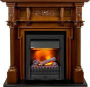 Каминокомплект Oxford - Орех с очагом Danville Black FB2