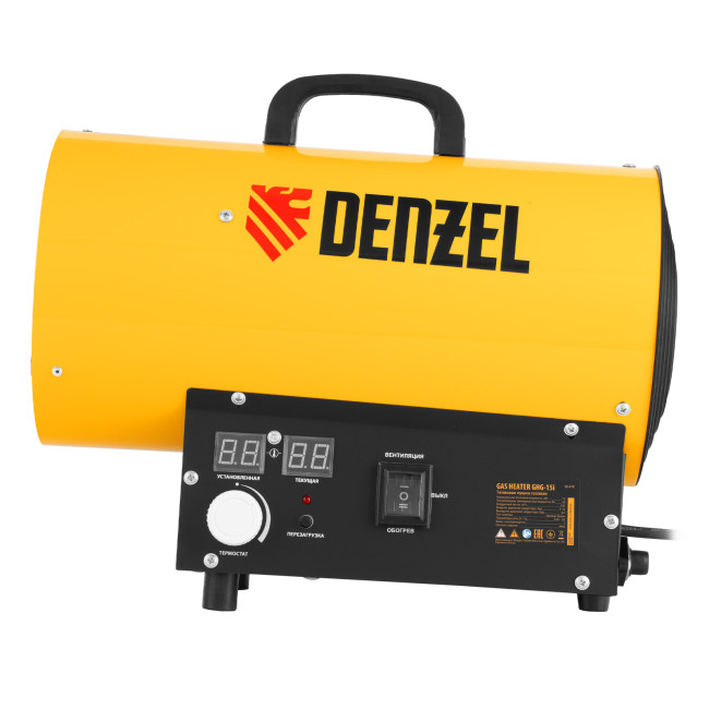 Газовая тепловая пушка GHG-15i, 15 кВт, цифровой термостат, пропан-бутан Denzel в Ижевске Газовая тепловая пушка GHG-15i, 15 кВт, цифровой термостат, пропан-бутан Denzel в Ижевске