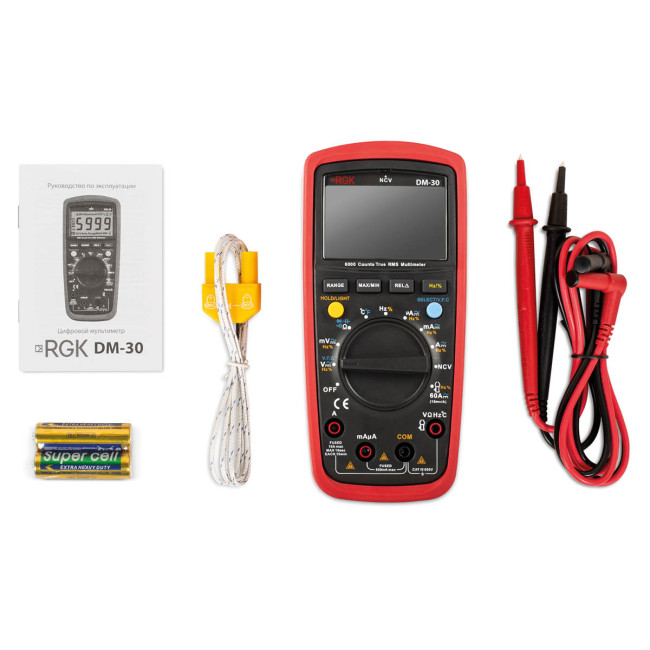 Мультиметр RGK DM-30 с поверкой в Ижевске