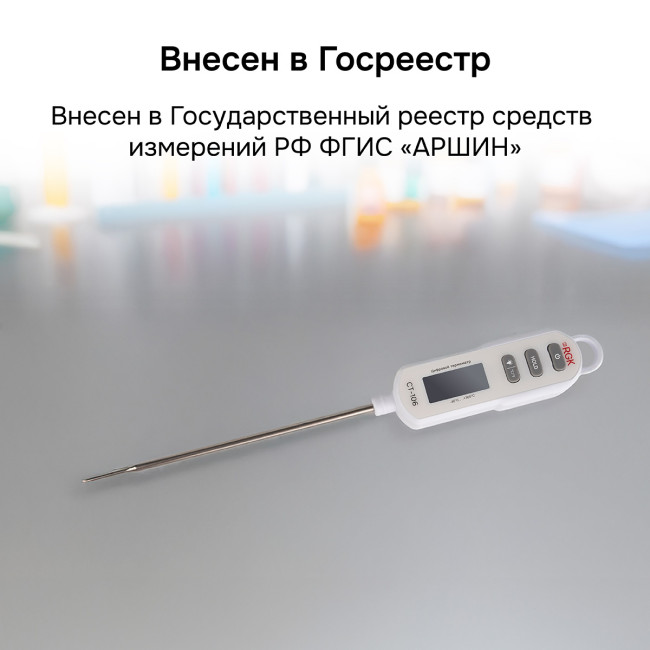 Контактный термометр RGK CT-106 с поверкой в Ижевске Контактный термометр RGK CT-106 с поверкой в Ижевске