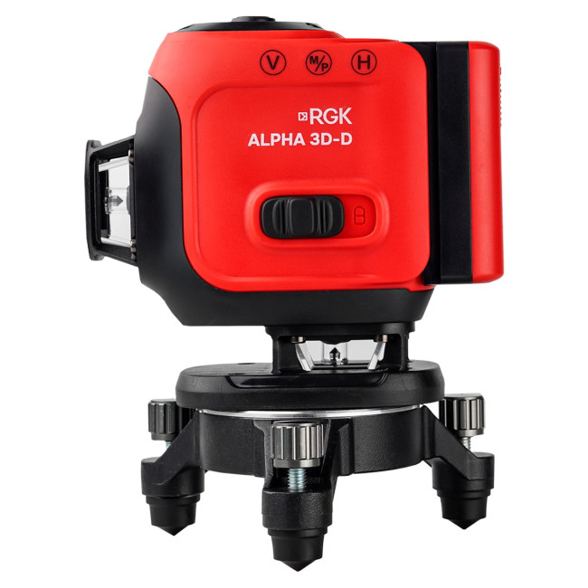 Лазерный уровень RGK ALPHA 3D-D с калибровкой с зелёным лучом в Ижевске