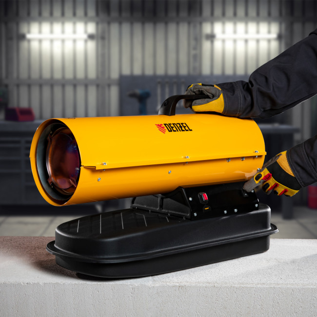 Дизельная тепловая пушка DHG-20, 20 кВт, 500 м3/ч, прямой нагрев Denzel в Ижевске Дизельная тепловая пушка DHG-20, 20 кВт, 500 м3/ч, прямой нагрев Denzel в Ижевске