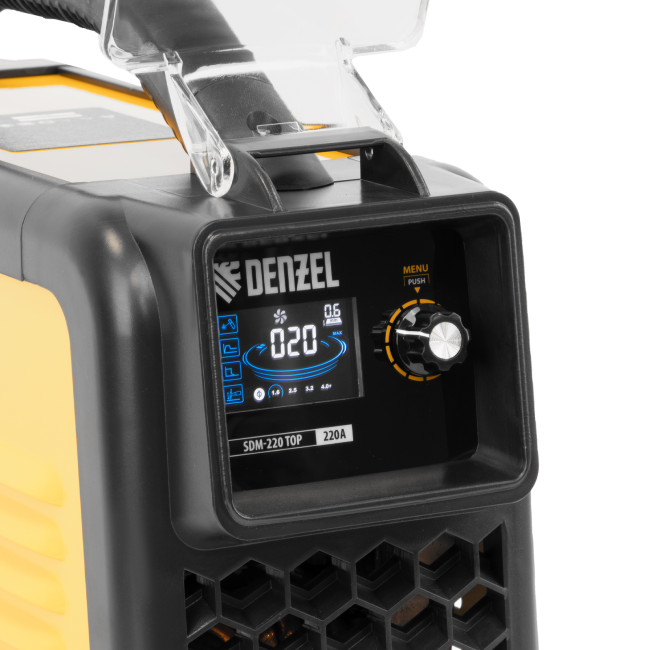 Аппарат инвертор. дуговой сварки SDM-220 Top, 220 А, ПВ 60% кейс Denzel в Ижевске Аппарат инвертор. дуговой сварки SDM-220 Top, 220 А, ПВ 60% кейс Denzel в Ижевске