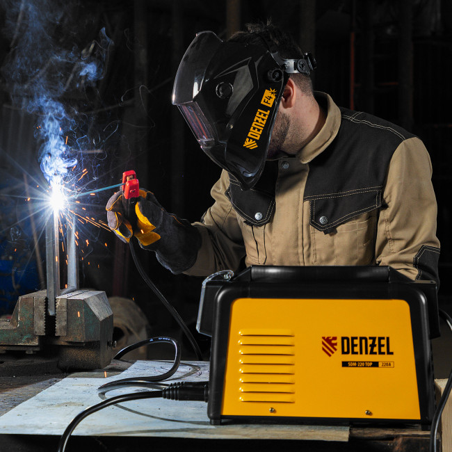 Аппарат инвертор. дуговой сварки SDM-220 Top, 220 А, ПВ 60% кейс Denzel в Ижевске Аппарат инвертор. дуговой сварки SDM-220 Top, 220 А, ПВ 60% кейс Denzel в Ижевске