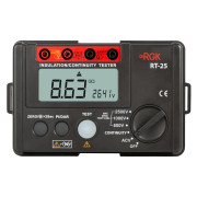 Цифровой мегаомметр RGK RT-25 с поверкой Цифровой мегаомметр RGK RT-25 с поверкой