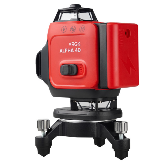 Лазерный уровень RGK ALPHA 4D с калибровкой с зелёным лучом в Ижевске