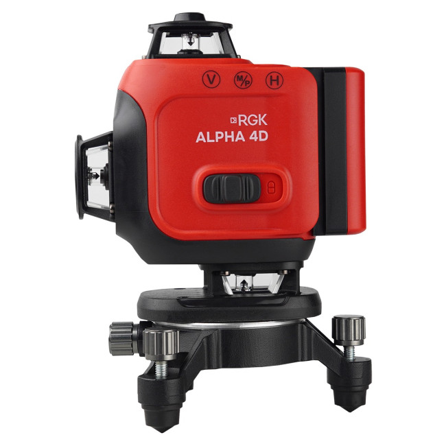 Лазерный уровень RGK ALPHA 4D с калибровкой с зелёным лучом в Ижевске