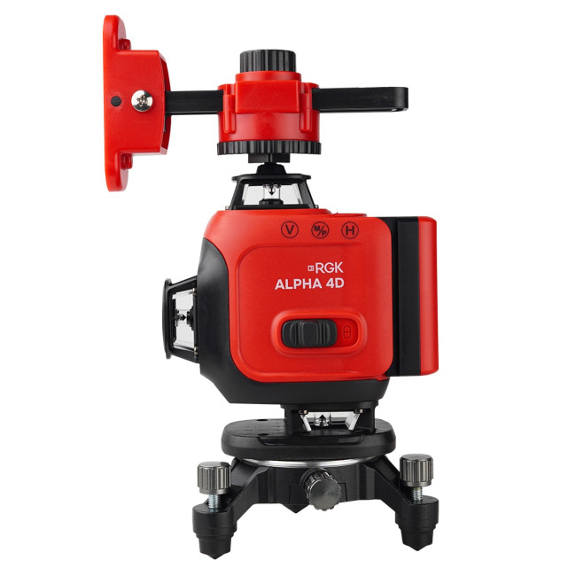 Лазерный уровень RGK ALPHA 4D с калибровкой с зелёным лучом в Ижевске