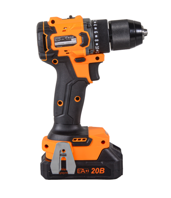 Дрель-шуруповерт аккумуляторная Вихрь ДА-20Л-2К/БП (2,0 А/ч) (бесщеточный двигатель, 70Нм) в Ижевске