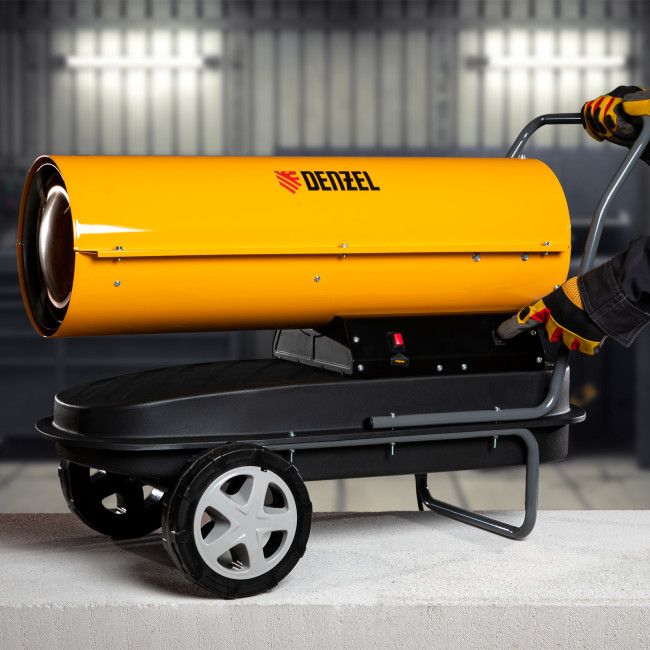 Дизельная тепловая пушка DHG-30, 30 кВт, 750 м3/ч, прямой нагрев Denzel в Ижевске Дизельная тепловая пушка DHG-30, 30 кВт, 750 м3/ч, прямой нагрев Denzel в Ижевске