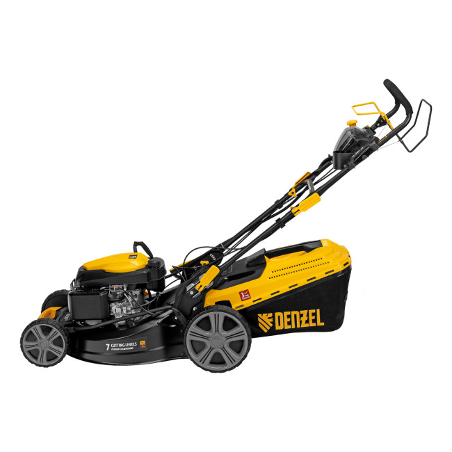 Газонокосилка бензиновая GLD-520SP-VE, 196 см3, ширина 52 см, привод, вариатор, электрический старт, 60 л Denzel в Ижевске Газонокосилка бензиновая GLD-520SP-VE, 196 см3, ширина 52 см, привод, вариатор, электрический старт, 60 л Denzel в Ижевске