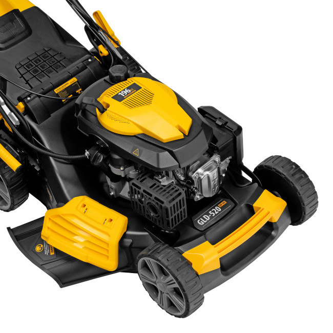 Газонокосилка бензиновая GLD-520SP-VE, 196 см3, ширина 52 см, привод, вариатор, электрический старт, 60 л Denzel в Ижевске Газонокосилка бензиновая GLD-520SP-VE, 196 см3, ширина 52 см, привод, вариатор, электрический старт, 60 л Denzel в Ижевске