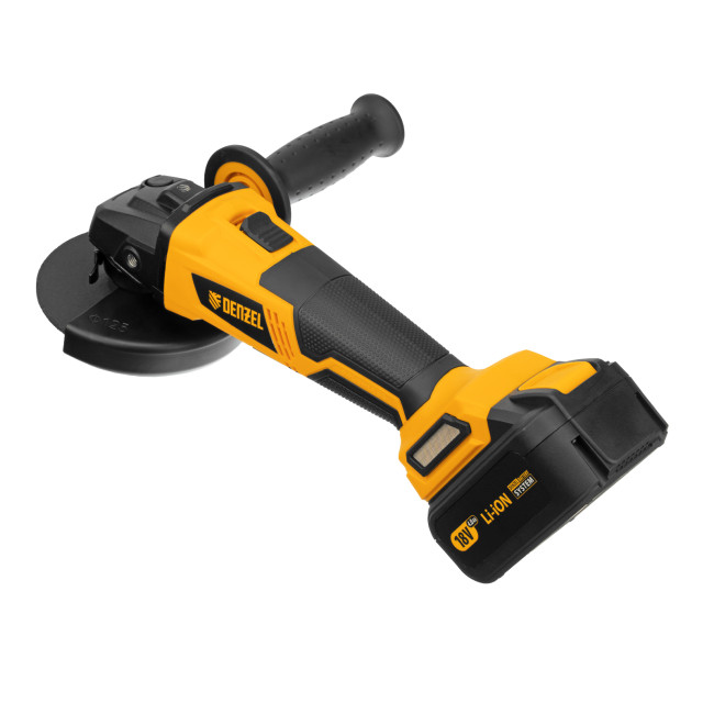 Машина углошлифовальная аккумуляторная бесщет. BLG-IB-18-125-4, Li-ion, 18 В Denzel в Ижевске