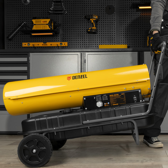 Дизельная тепловая пушка DHG-50, 50 кВт, 1100 м3/ч, прямой нагрев Denzel в Ижевске Дизельная тепловая пушка DHG-50, 50 кВт, 1100 м3/ч, прямой нагрев Denzel в Ижевске