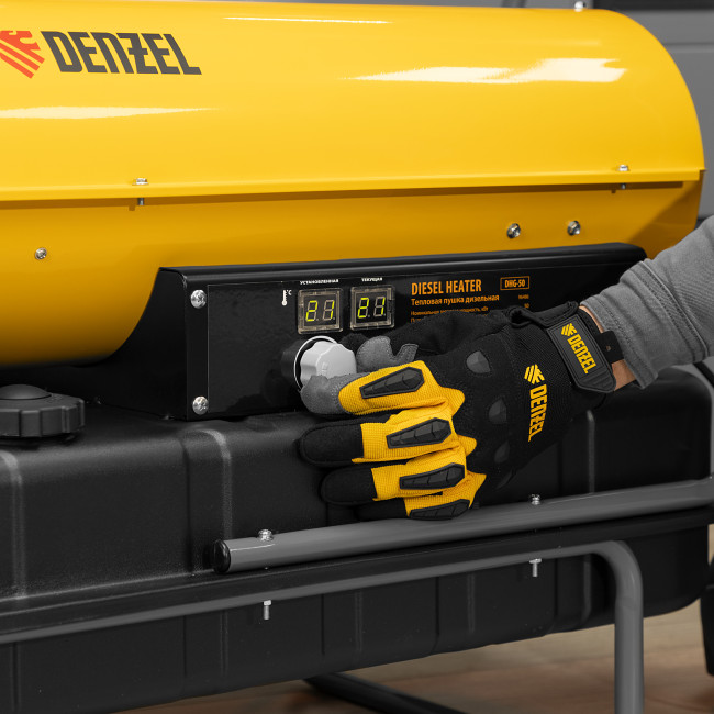 Дизельная тепловая пушка DHG-50, 50 кВт, 1100 м3/ч, прямой нагрев Denzel в Ижевске Дизельная тепловая пушка DHG-50, 50 кВт, 1100 м3/ч, прямой нагрев Denzel в Ижевске