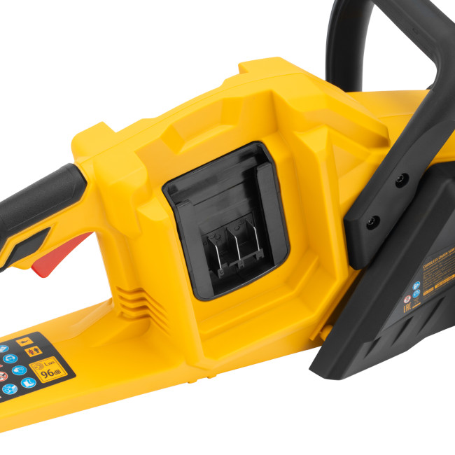 Цепная пила аккумуляторная бесщет. RCS400-36-0, Li-ion, 36 В, шина 400 мм Denzel в Ижевске Цепная пила аккумуляторная бесщет. RCS400-36-0, Li-ion, 36 В, шина 400 мм Denzel в Ижевске