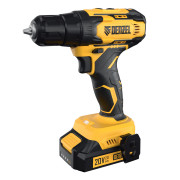 Дрель-шуруповерт аккумуляторная CDQ-20, Li-Ion, 20 В// Denzel