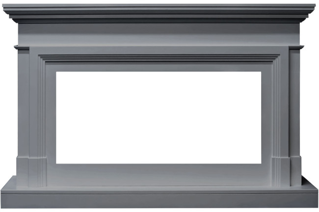 Каминокомплект Coventry - Серый (Ширина 1400 мм) с очагом Vision 42 LOG LED в Ижевске