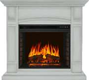 Каминокомплект Manchester - Белый с очагом Vision 23 EF LED FX