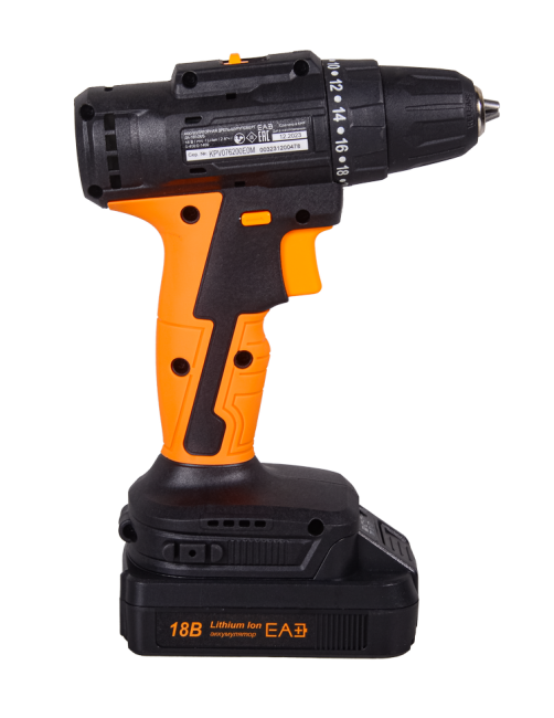 Дрель-шуруповерт аккумуляторная Вихрь ДА-18Л-2К/Б (бесщеточный двигатель) в Ижевске