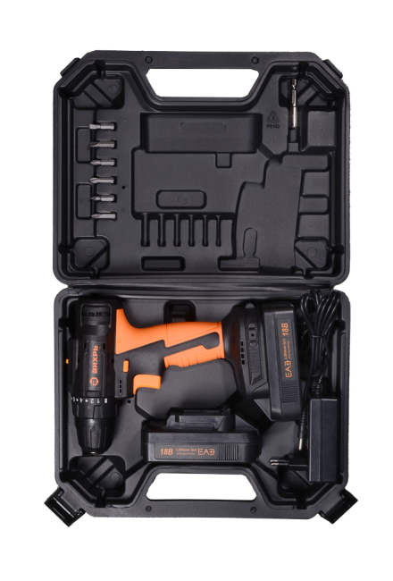 Дрель-шуруповерт аккумуляторная Вихрь ДА-18Л-2К/Б (бесщеточный двигатель) в Ижевске