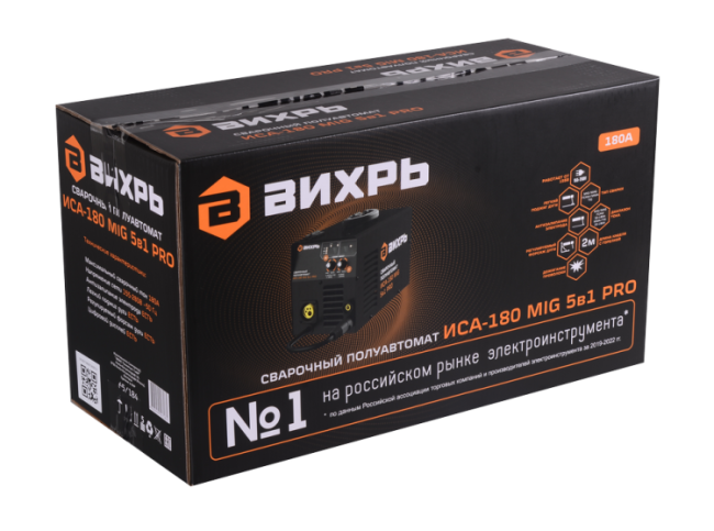 Сварочный полуавтомат Вихрь ИСА-180 MIG 5в1 PRO в Ижевске