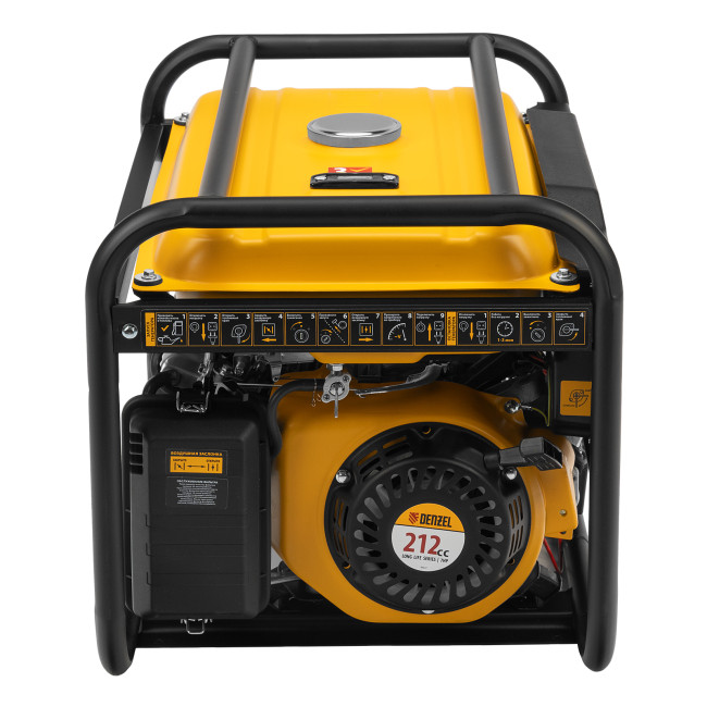 Генератор бензиновый PS-33E, 3.3 кВт, 230В, 15 л, электростартер Denzel в Ижевске