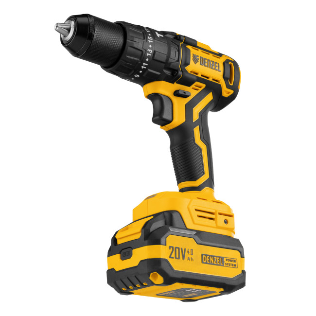 Дрель-шуруповерт аккумуляторная ударная бесщет. CIDH-BL-20, Li-Ion, 20 В// Denzel в Ижевске