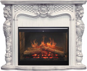 Каминокомплект Castle - Слоновая кость с темной патиной с очагом Symphony 30'' DF3020-INT Каминокомплект Castle - Слоновая кость с темной патиной с очагом Symphony 30'' DF3020-INT