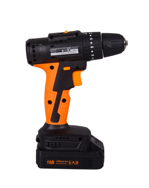 Дрель-шуруповерт аккумуляторная Вихрь ДА-18Л-2КУ/Б (бесщеточный двигатель) в Ижевске