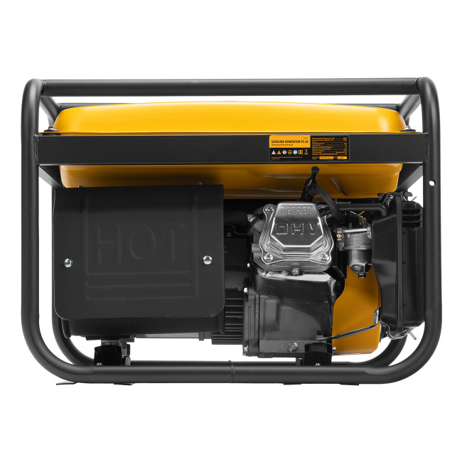 Генератор бензиновый PS 28, 2.8 кВт, 230 В, 15 л, ручной стартер Denzel в Ижевске