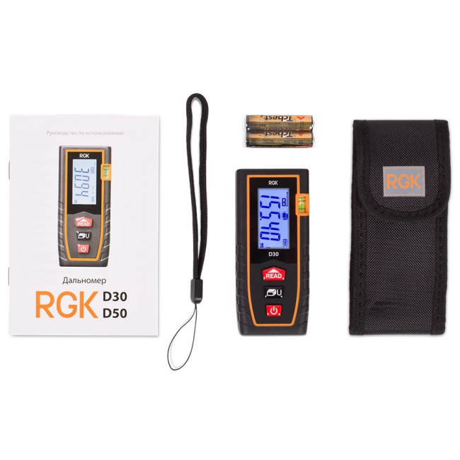 Лазерный дальномер RGK D30 (с поверкой) в Ижевске