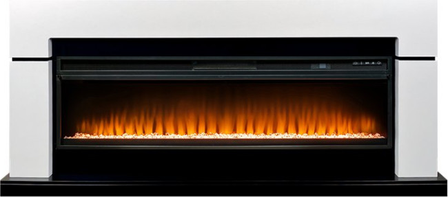 Каминокомплект Lindos 60 - Белый с черным с очагом Vision 60 LED в Ижевске
