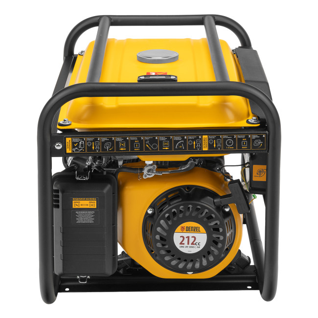 Генератор бензиновый PS 33, 3.3 кВт, 230 В, 15 л, ручной стартер Denzel в Ижевске