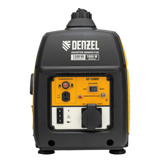 Генератор инверторный GT-1200iS, 1.2 кВт, 230 В, бак 2.4 л, закрытый корпус, ручной старт Denzel в Ижевске Генератор инверторный GT-1200iS, 1.2 кВт, 230 В, бак 2.4 л, закрытый корпус, ручной старт Denzel в Ижевске