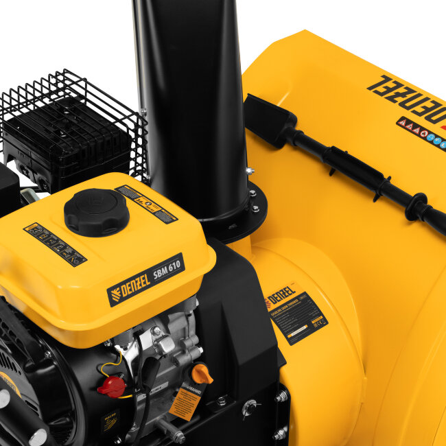 Бензиновая снегоуборочная машина SBM 610, 212 cc, ручной старт, фара Denzel в Ижевске Бензиновая снегоуборочная машина SBM 610, 212 cc, ручной старт, фара Denzel в Ижевске