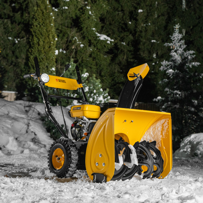 Бензиновая снегоуборочная машина SBM 610, 212 cc, ручной старт, фара Denzel в Ижевске Бензиновая снегоуборочная машина SBM 610, 212 cc, ручной старт, фара Denzel в Ижевске