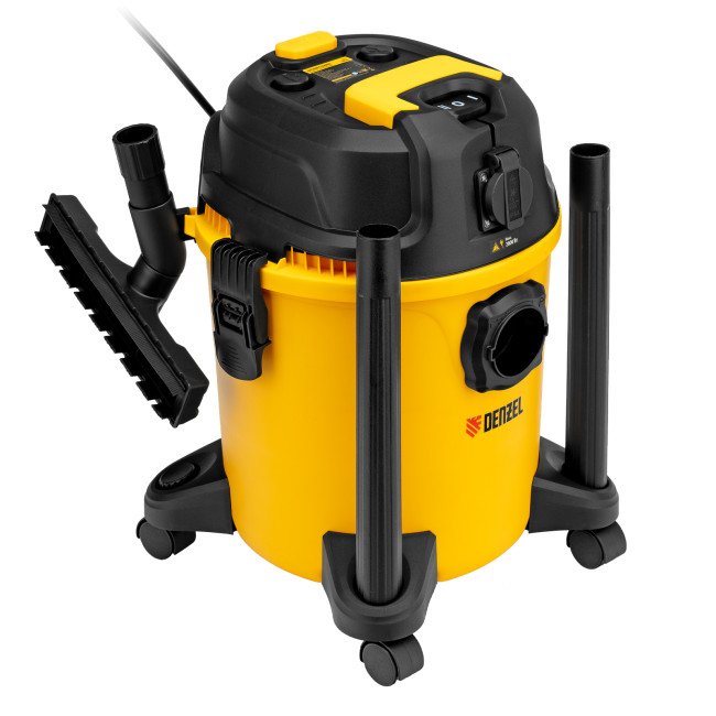 Пылесос строительный RVC20, 1400 Вт, бак 20 л, шланг 3 м, розетка с автосинхр. Denzel в Ижевске Пылесос строительный RVC20, 1400 Вт, бак 20 л, шланг 3 м, розетка с автосинхр. Denzel в Ижевске