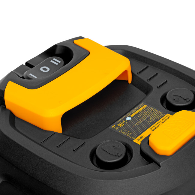 Пылесос строительный RVC20, 1400 Вт, бак 20 л, шланг 3 м, розетка с автосинхр. Denzel в Ижевске Пылесос строительный RVC20, 1400 Вт, бак 20 л, шланг 3 м, розетка с автосинхр. Denzel в Ижевске