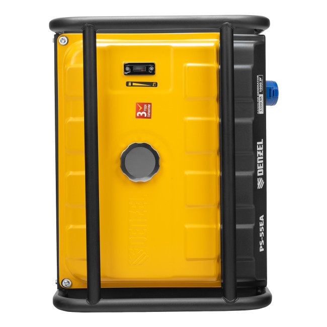 Генератор бензиновый PS 55 EA, 5.5 кВт, 230 В, 25 л, коннектор автоматики, электростартер Denzel в Ижевске