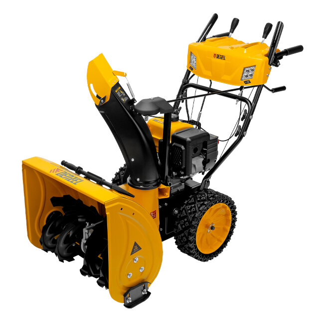 Бензиновая снегоуборочная машина SBM 610S PRO, 212 cc, электростартер, фара, обогрев Denzel в Ижевске