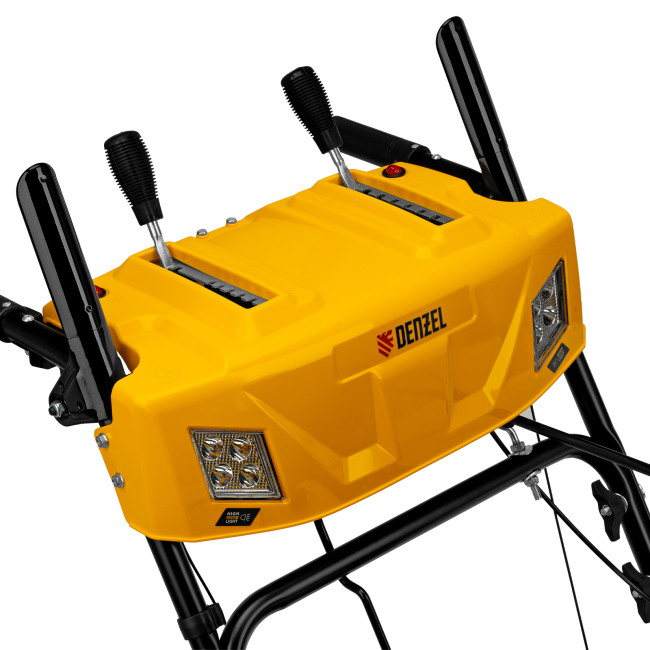 Бензиновая снегоуборочная машина SBM 610S PRO, 212 cc, электростартер, фара, обогрев Denzel в Ижевске Бензиновая снегоуборочная машина SBM 610S PRO, 212 cc, электростартер, фара, обогрев Denzel в Ижевске