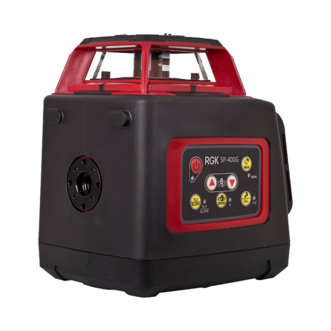 Комплект: ротационный нивелир RGK SP-400G + штатив RGK SH-170 рейка RGK LR-2 в Ижевске Комплект: ротационный нивелир RGK SP-400G + штатив RGK SH-170 рейка RGK LR-2 в Ижевске